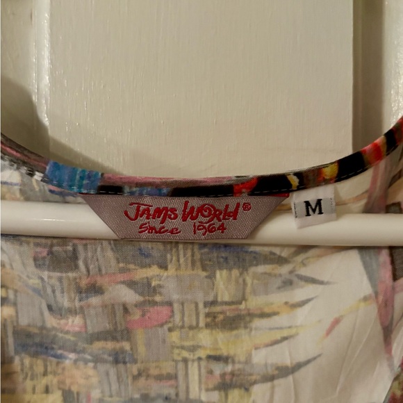 Jams World Multicolor Abstract Long Sleeve Top - Picture 2 of 5